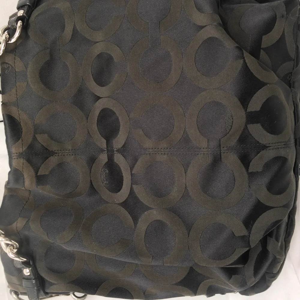 Coach Brooke Signature Sateen Hobo Shoulder Handbag Purse ✅Offers Welcome - Picture 5 of 13